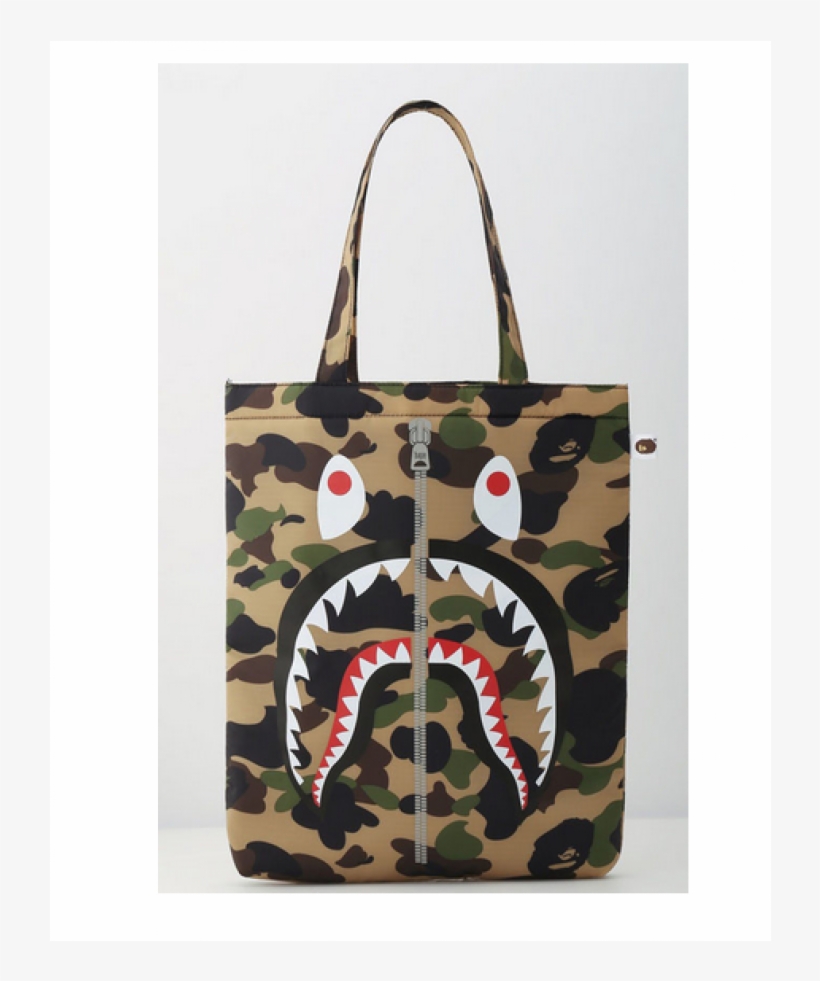 Bape Shark Tote Bag, transparent png download