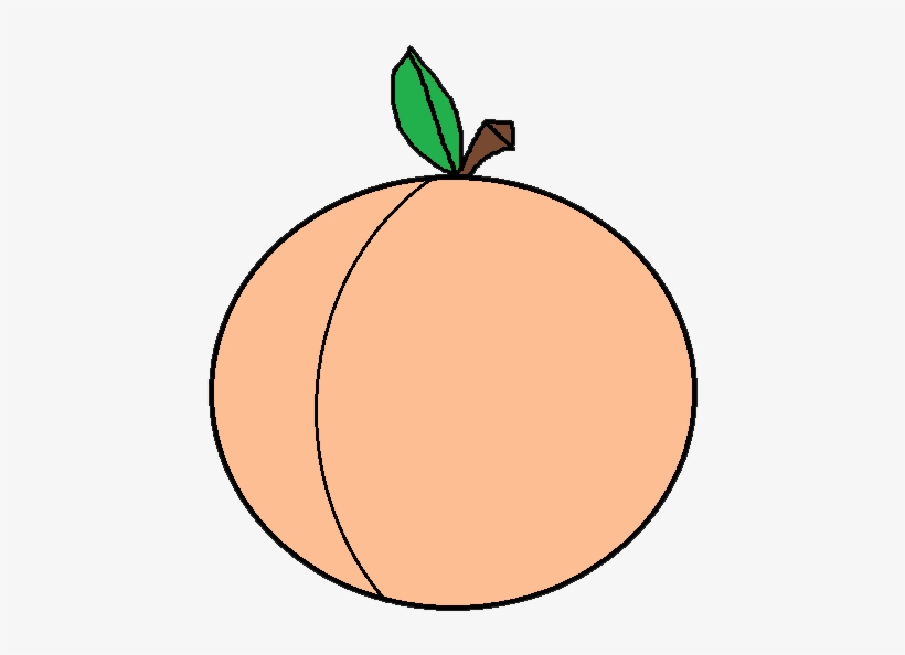Peach Clipart Transparent - Peach Fruit Gifs Png, transparent png download