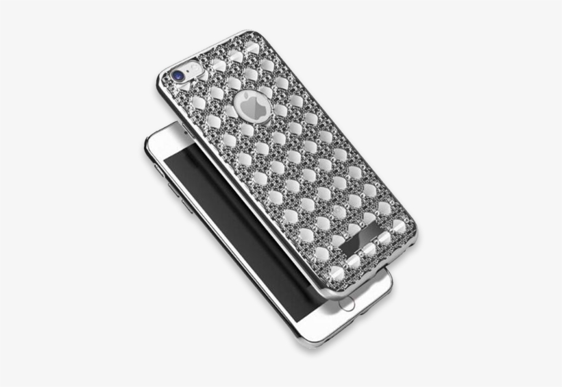 339-fashion Gold Bling Glitter Plating Diamond Phone - Iphone 6 Plus /6s Plus, Mchoice Crystal Diamond Plating, transparent png download