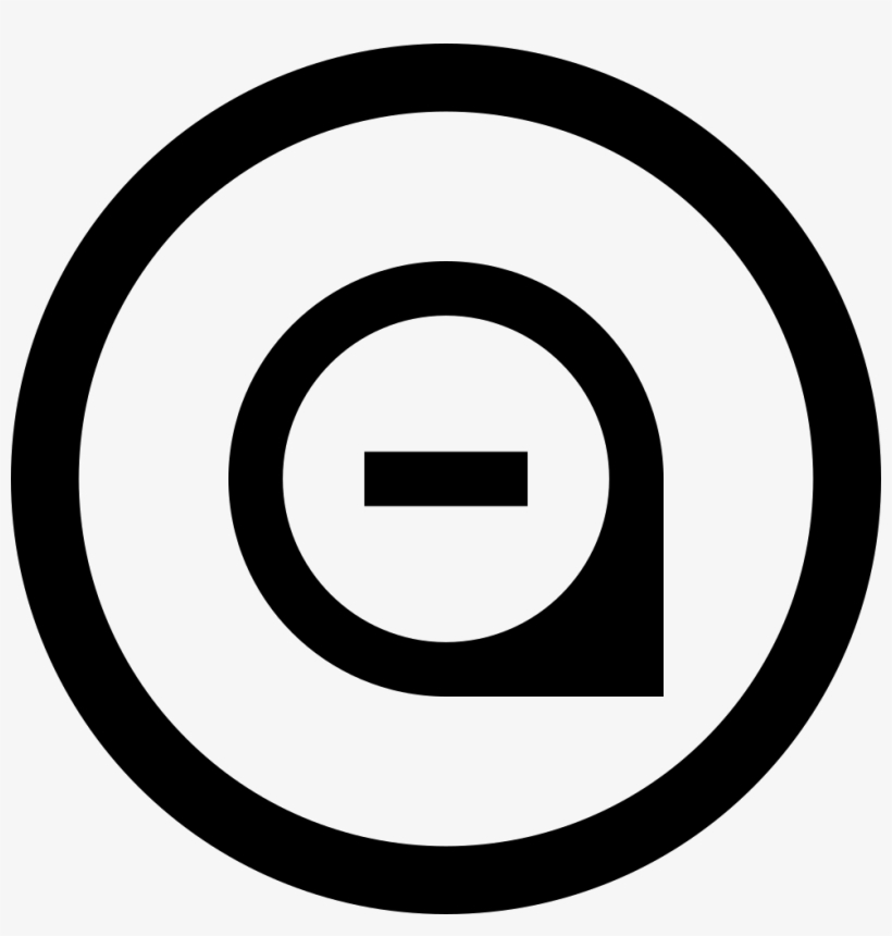 Marker Minus Sign In Circular Symbol Comments - Play Icon Svg, transparent png download