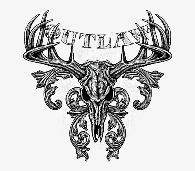 Outlaw Skull, transparent png download
