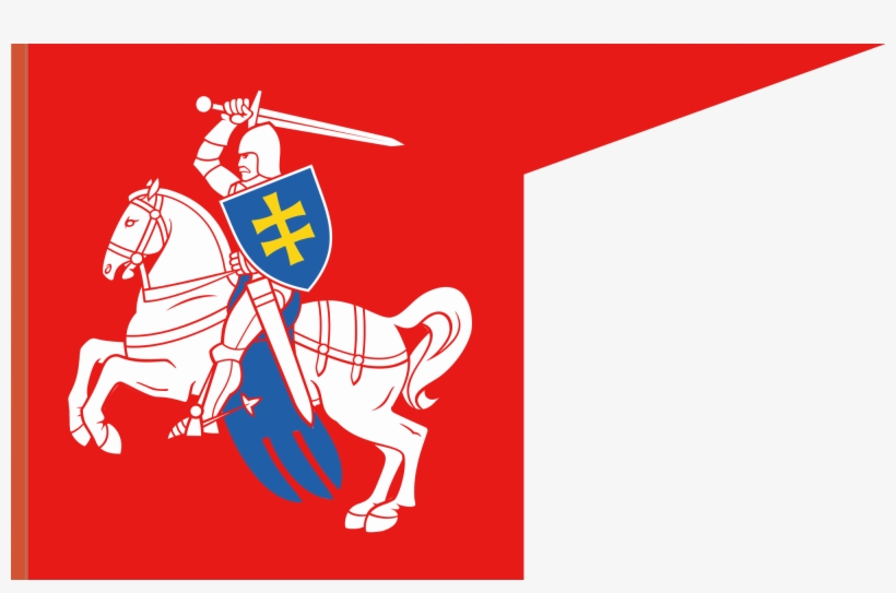 Grand Duchy Of Lithuania European Flags, Lithuania, - Grand Duchy Of Lithuania Flag, transparent png download