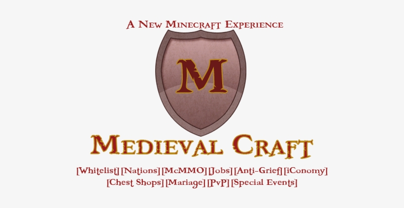 Medieval Craft Logo Banner - Initial, transparent png download