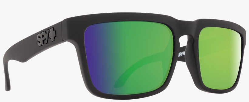 Helm - Spy Optic Helm Matte Black Happy Bronze Polarized Green, transparent png download