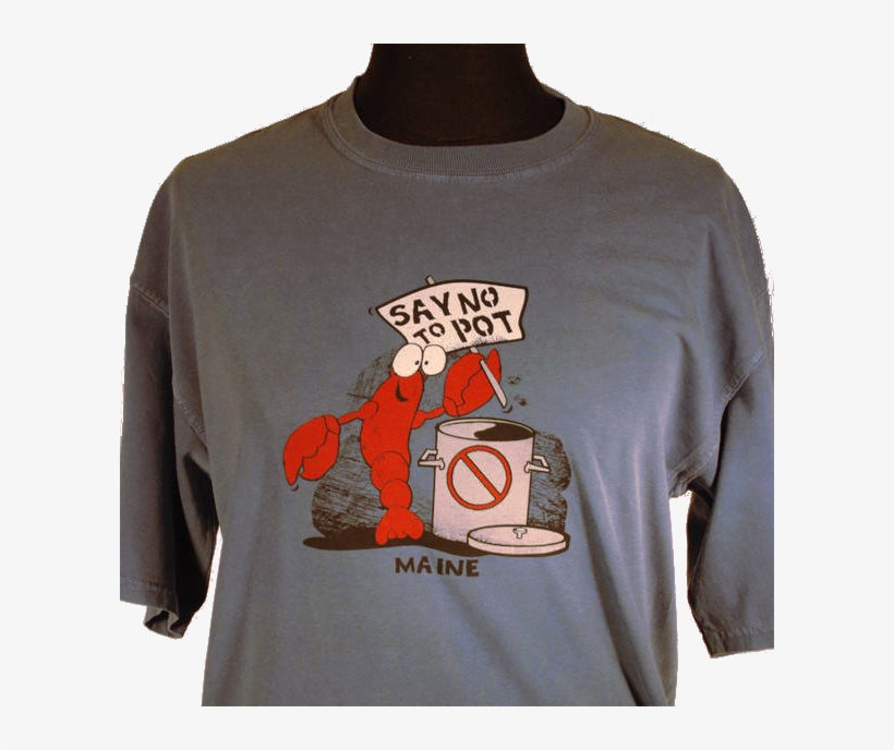 Chasing Tail Florida Lobster Short Sleeve T Shirt H - Lobster T Shirt Say No To Pot, transparent png download