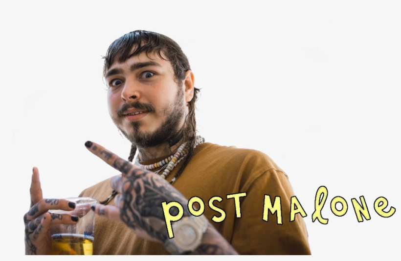 Clearart - Post Malone Haircut 2018, transparent png download