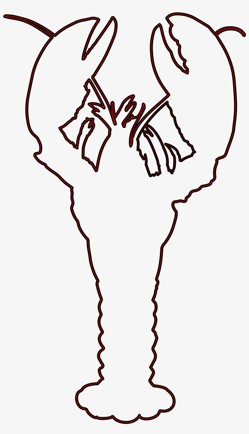 Png Image - Lobster Outline Png, transparent png download