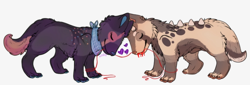 Red String Of Fate - Cartoon, transparent png download