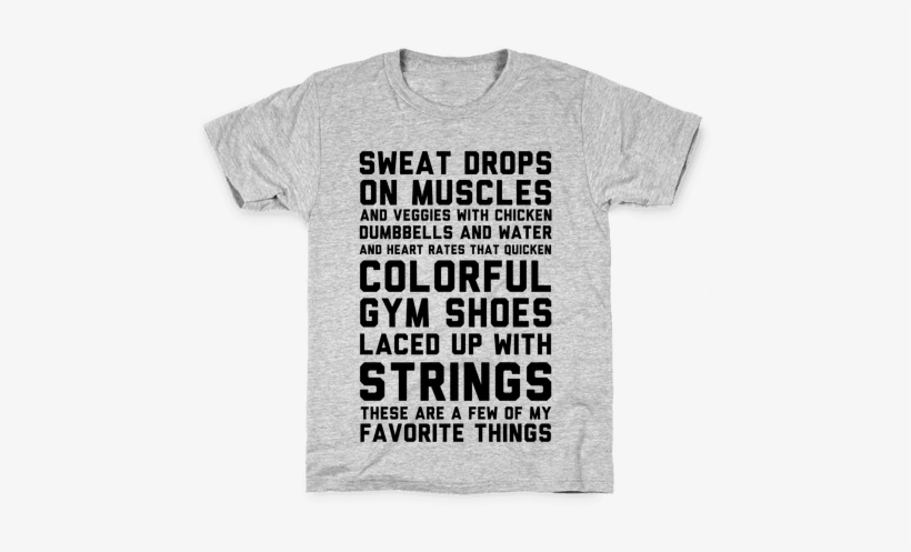Sweat Drops On Muscles And Veggies With Chicken Kids - Wish You Were As Interesting As My Dog T-shirt: Funny, transparent png download