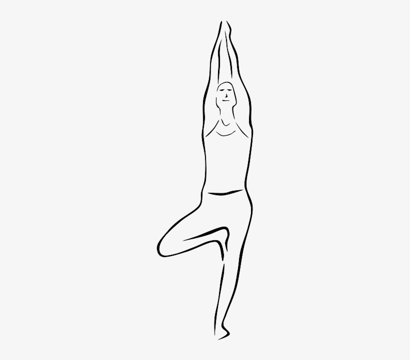 Stylized, People, Yoga, Person, Cartoon, Sports, Poses - Yoga Clip Art, transparent png download