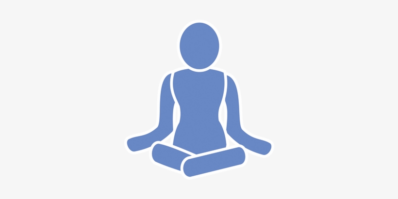 Padmasana Is A Meditative Posture And Has A Relaxing - Sitting, transparent png download