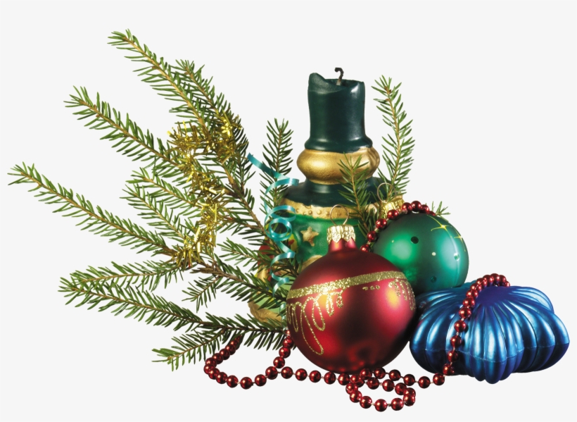 Adornos Luces Y Campanas De Navidad Png - Adornos De Navidad Vintage Png, transparent png download