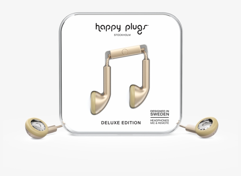 Previous - Happy Plugs Earbud Plus - Space Grey, transparent png download