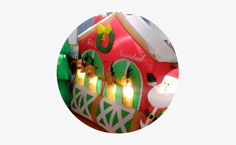 Figura Navideña Inflable De Santa Claus - Christmas Day, transparent png download