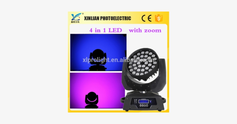 Rgbaw Uv Led Pequeña Luz Principal Móvil/36 Unids 18 - Stage Lighting, transparent png download
