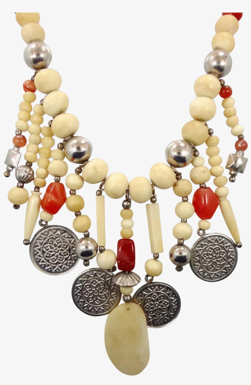 Bone Necklace Png, transparent png download