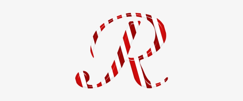 Candycane Letter R Text Candy Png Image - Illustration, transparent png download