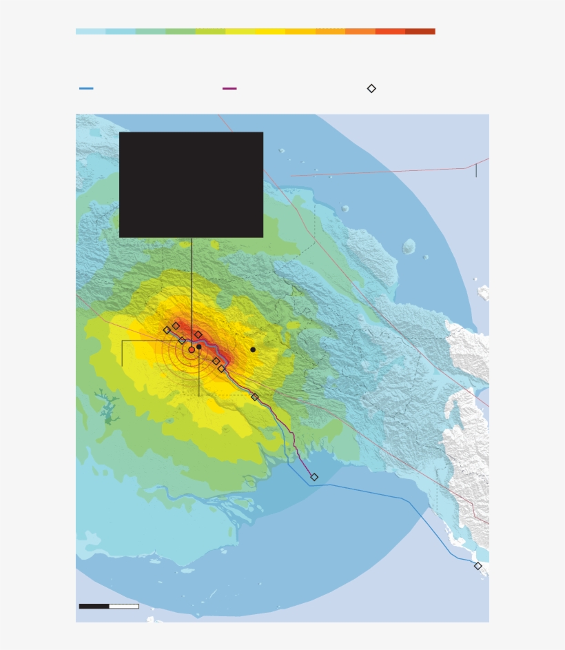 Aftermath Of Papua New - Map, transparent png download