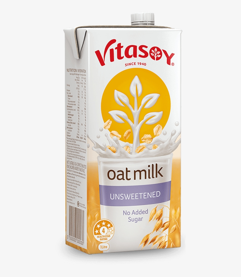 Oat Milk Unsweetened - Vitasoy Soy Milky, transparent png download