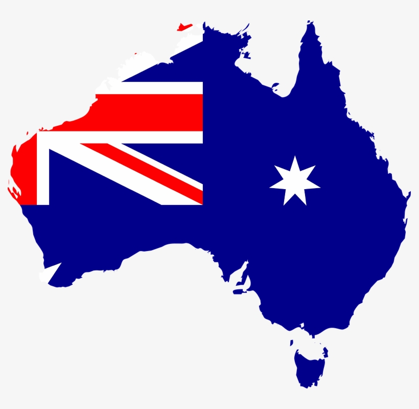Australia Map Vector Png - Map Of Australia, transparent png download