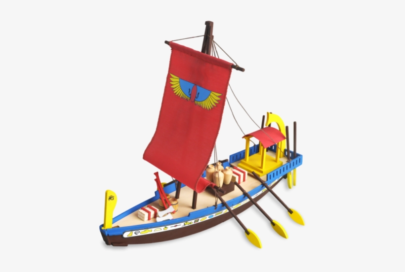 Cleopatra Egyptian Wooden Boat Model Kit -junior Collection, - Egyptian Boat Transparent, transparent png download