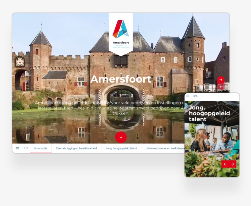 Interactive Magazine Example Amersfoort - Water Castle, transparent png download