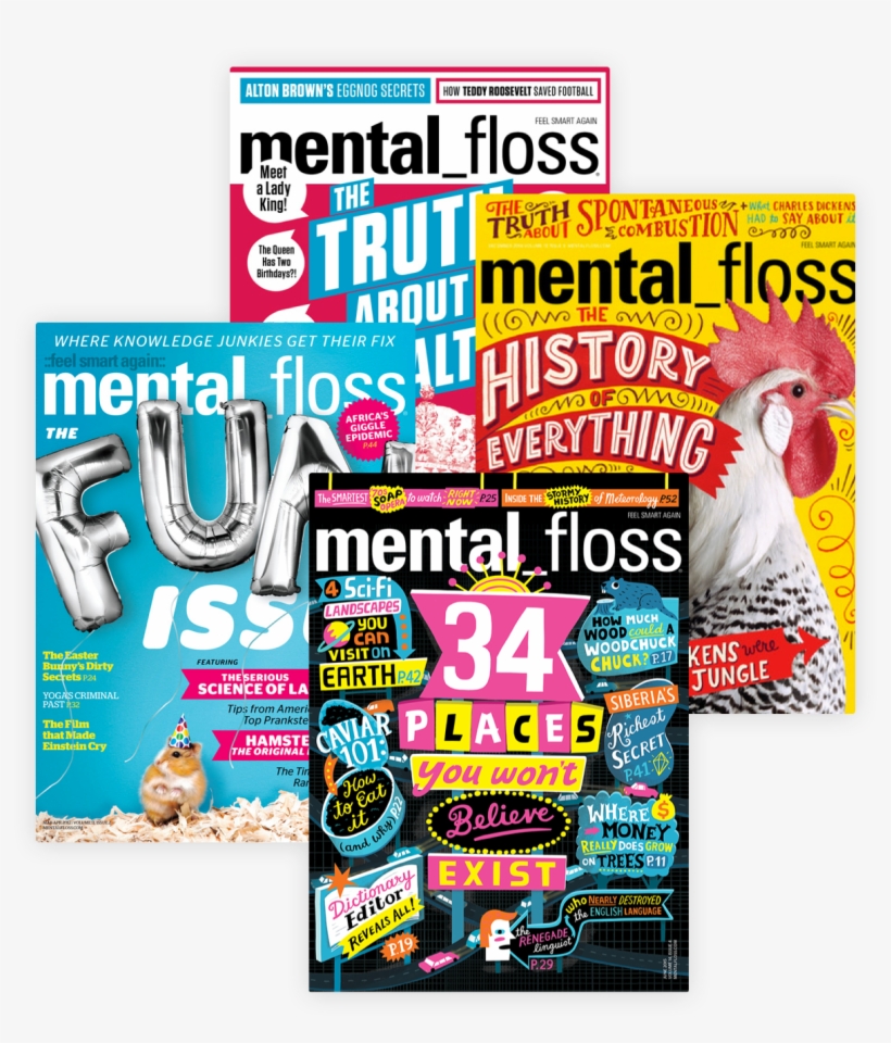 Mf-magazines - Mental Floss, transparent png download