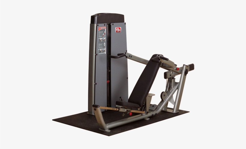 Dual Fid Press Machine, Freestanding W Stack - Body Solid Chest Press Machine, transparent png download