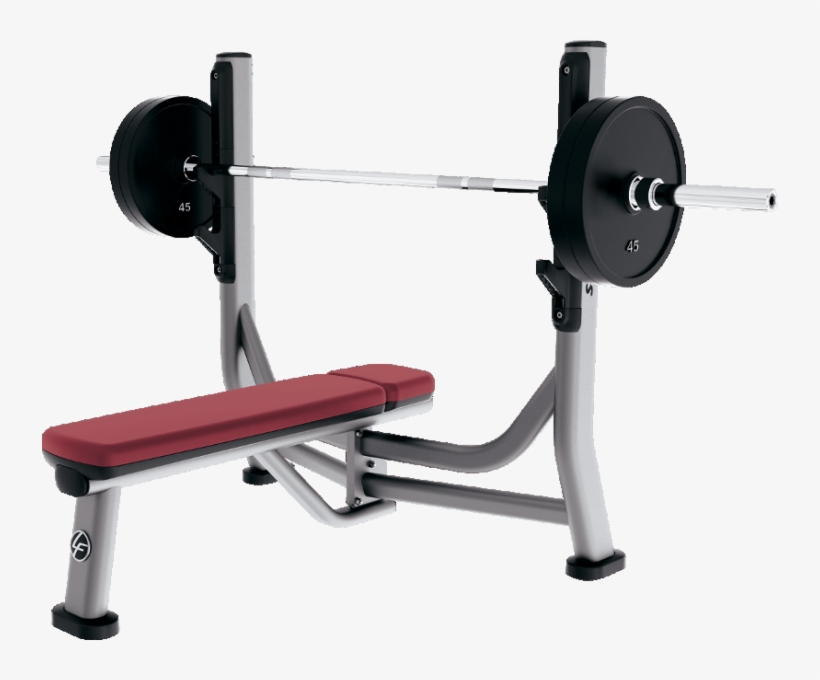 Olympic Flat Bench - Flat Bench Life Fitness, transparent png download