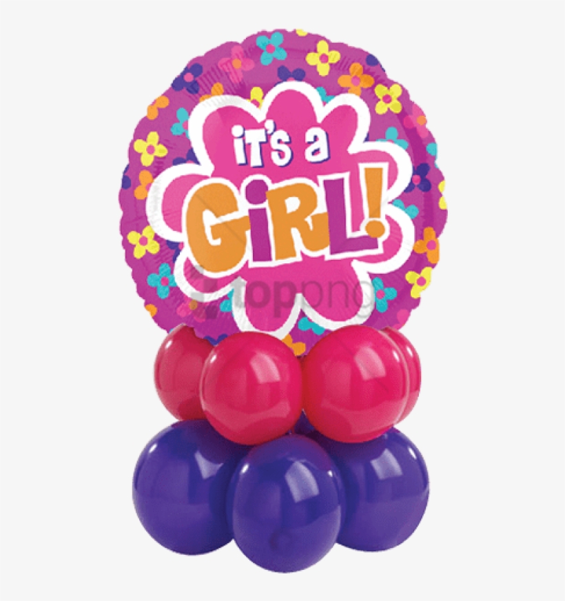 Free Png Pink Balloons Its A Girl Png Image With Transparent - Birthday Heart Balloon Png, transparent png download