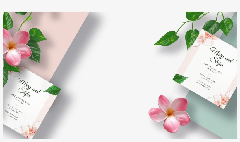 Wedding Size Guide Canva - Frangipani, transparent png download