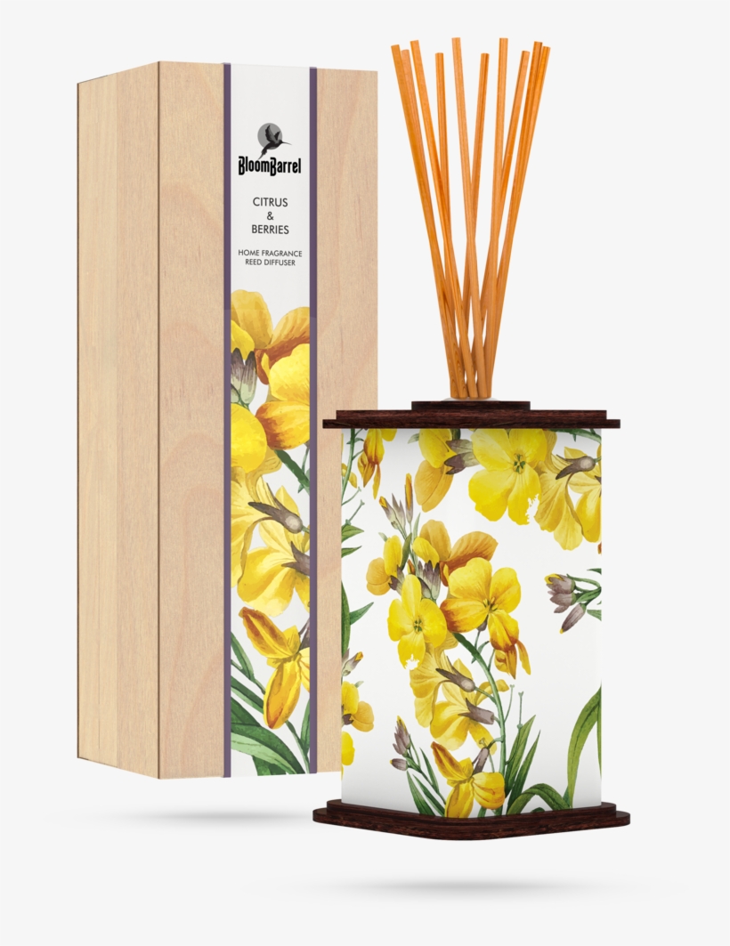Bloombarrel Home Fragrance Reed Diffuser Citrus Berries - Perfume, transparent png download