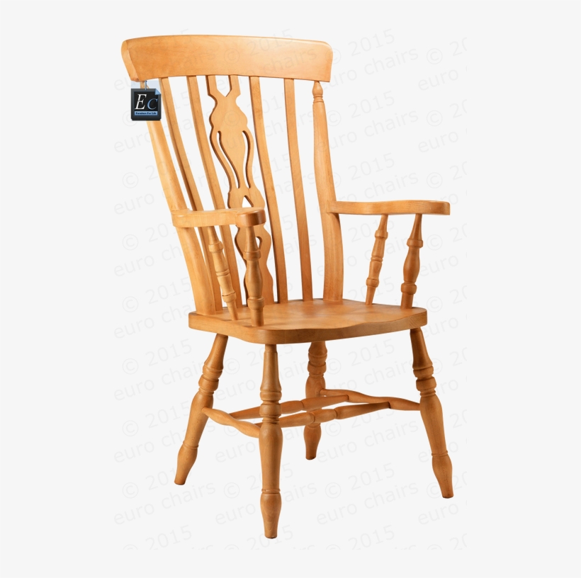 Classic Farmhouse Grandad Chair Made In Solid European - Chair Png For Photoshop, transparent png download