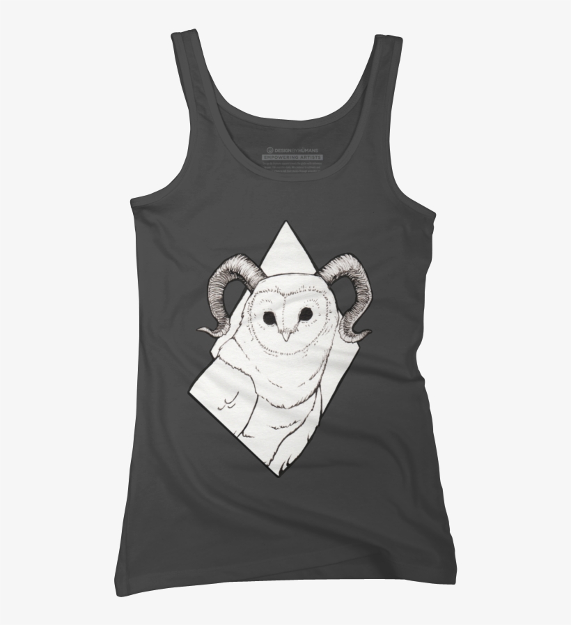 Great Horned Barn Owl Juniors Tank Top - Active Tank, transparent png download