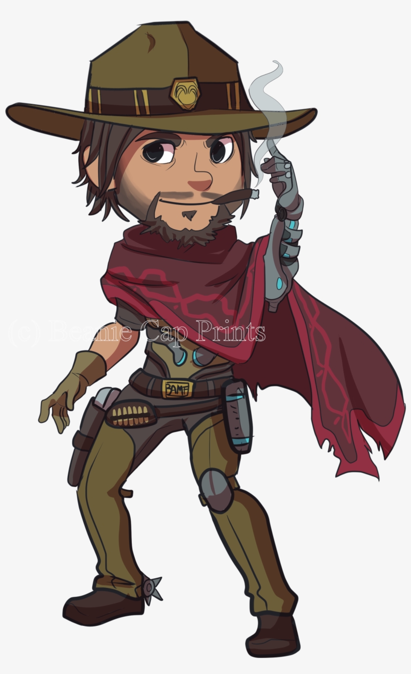 Mccree - Cartoon, transparent png download