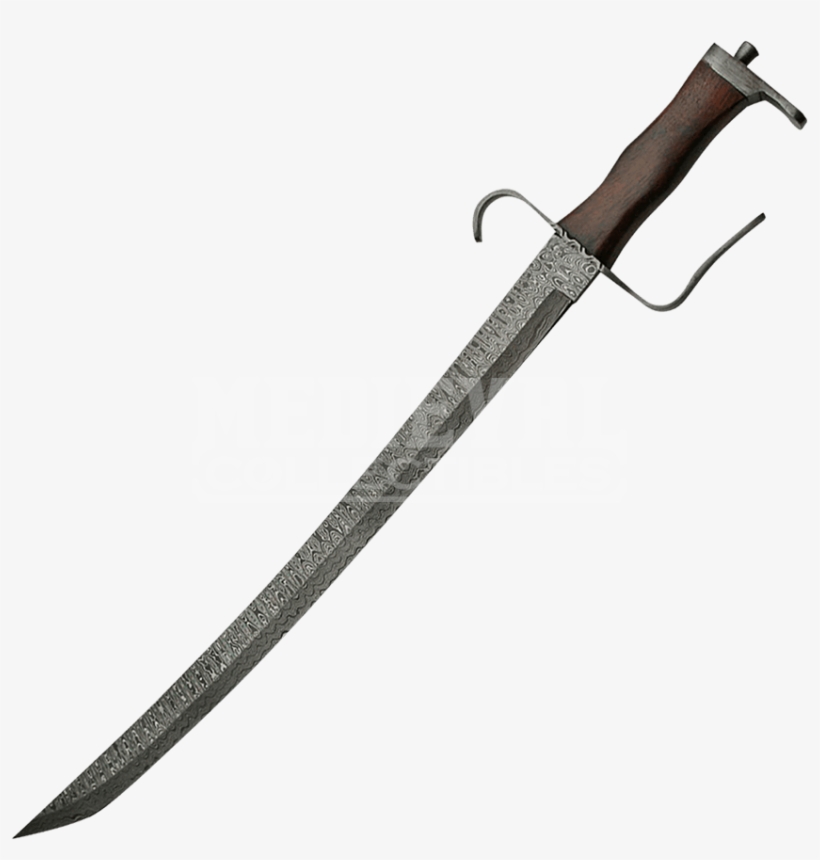 Damascus Pirate Sword, transparent png download