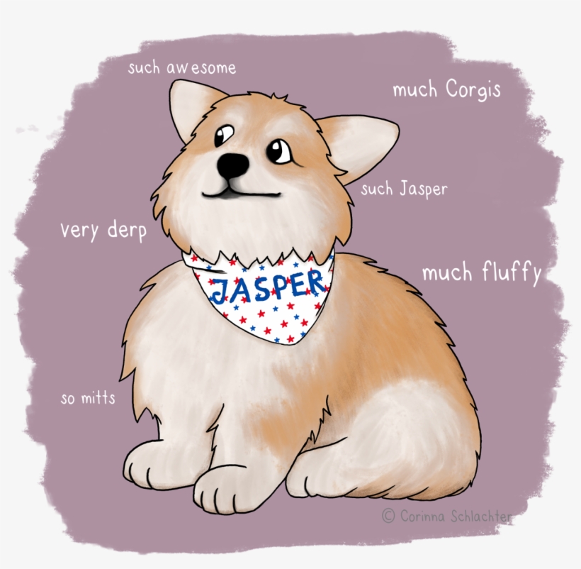 Corgi Doge - Pembroke Welsh Corgi, transparent png download