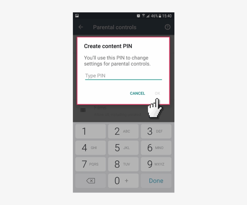 It Will Ask You To Create A 4 Digit Pin Which Will - Feature Phone, transparent png download