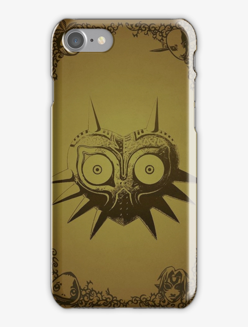 Majoras Mask Gold Iphone 7 Snap Case - 3ds Majora's Mask, transparent png download