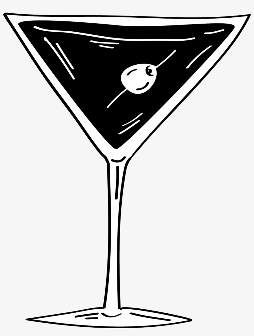 Cocktails - Martini Glass, transparent png download
