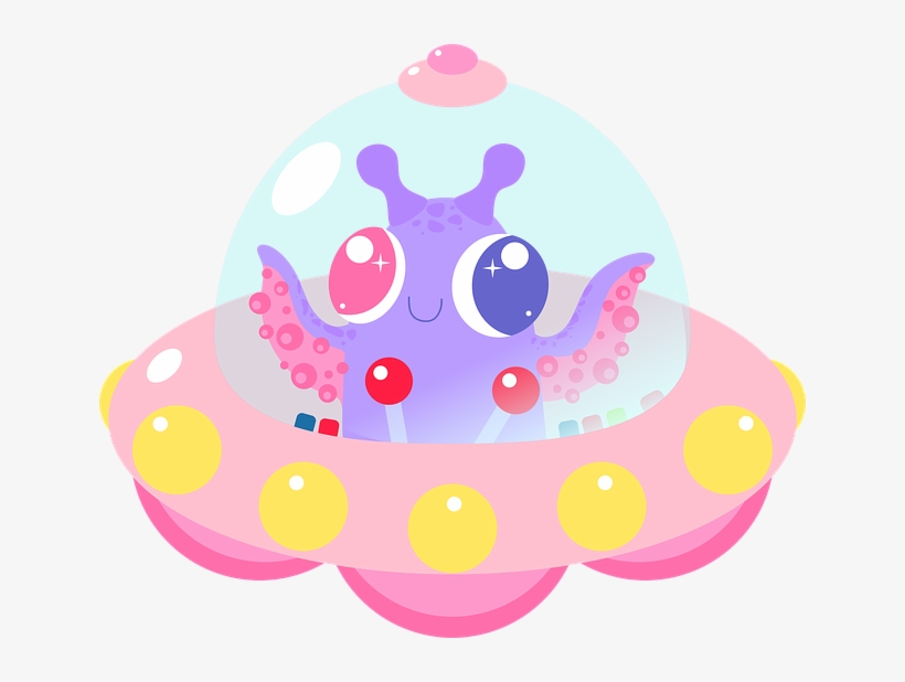 Kawaii Ufo Png, transparent png download