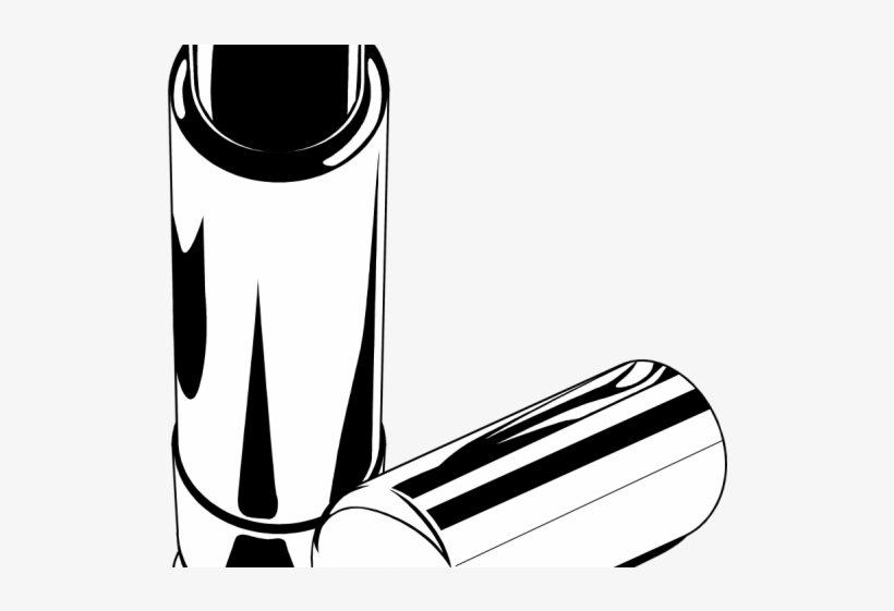 Lipstick Clipart Lipstick Tube - Lipstick Clipart Black And White, transparent png download