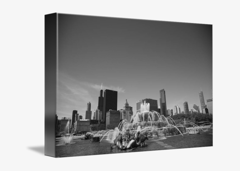 Chicago Skyline And Buckingham - Chicago, transparent png download