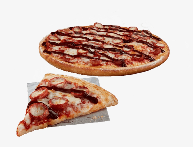 Pizza Slice Images- Pizza, Sicilian Pizza, Italian - Bbq Italian Sausage Dominos, transparent png download