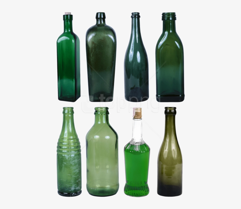 Free Png Wine Bottle's Png Images Transparent - Glass Bottles Png, transparent png download