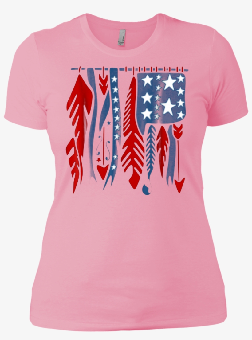 Usa Flag T-shirt 4th July 4 Red White Blue Stars Stripes - T-shirt, transparent png download
