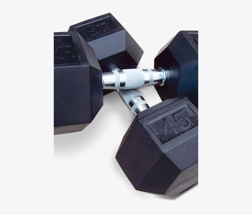 Rubber Dumbbells - Dumbbell, transparent png download