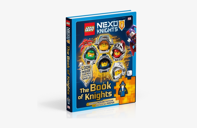 Full Of Brand New Lego Sets And Characters Such As - Livre Lego Nexo Knight, transparent png download