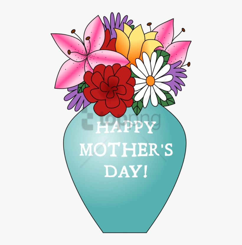 Free Png Mother's Day 2017 Vase Of Flowers By Wertyla - African Daisy, transparent png download