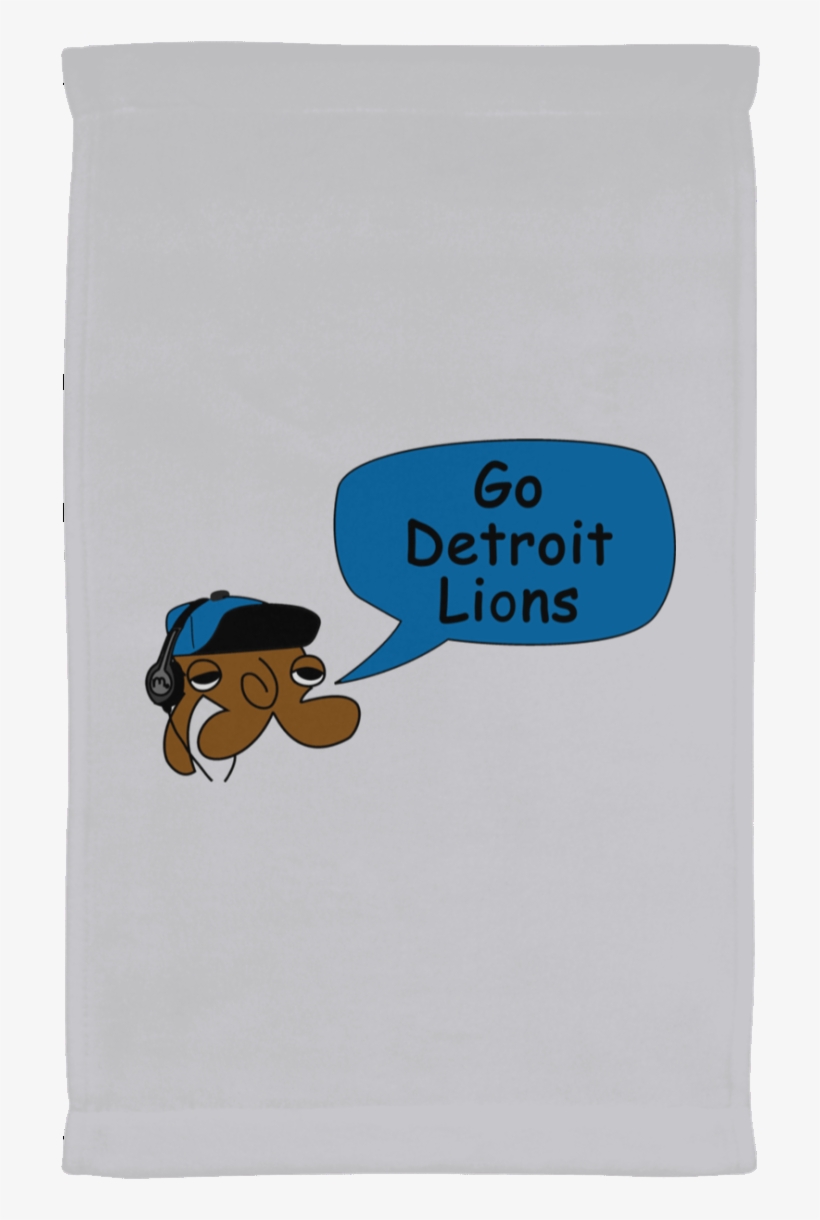 Jimmyray Detroit Lions Towel - Cartoon, transparent png download